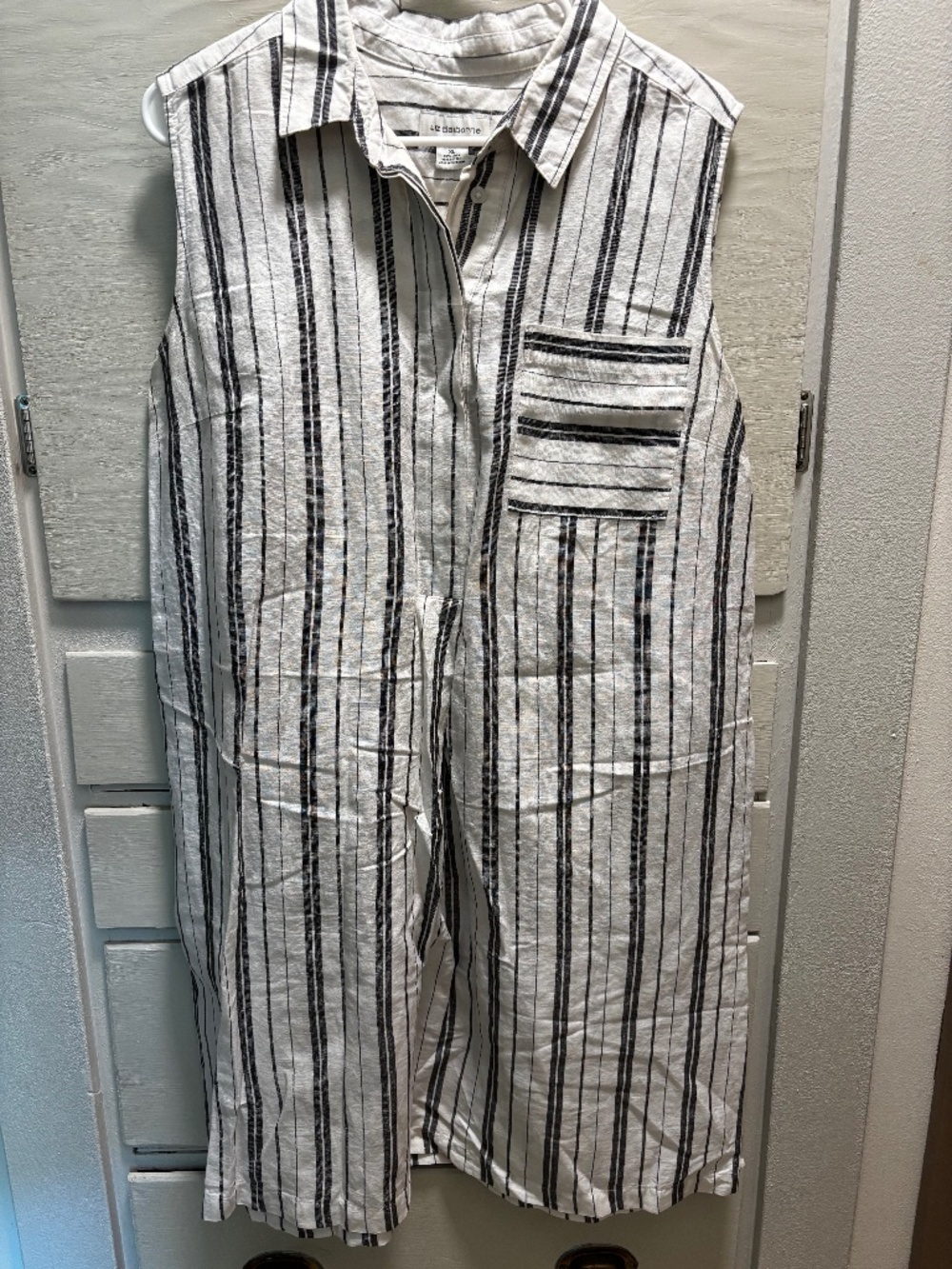 Liz Claiborne linen cotton blend tunic
